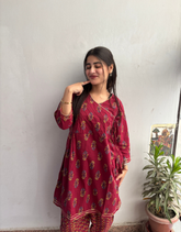 Printed Kurta with Salwar Set