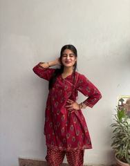 Printed Kurta with Salwar Set