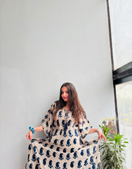 Celestial Motif Kaftan Dress