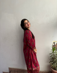 Printed Kurta with Salwar Set